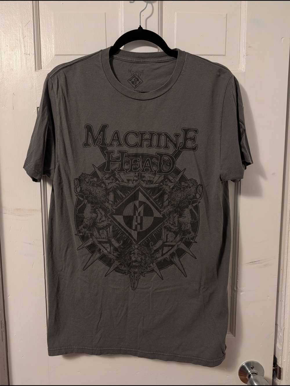 Machine Head Gray Graphic Tour Shirt